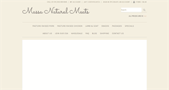 Desktop Screenshot of massanaturalmeats.com